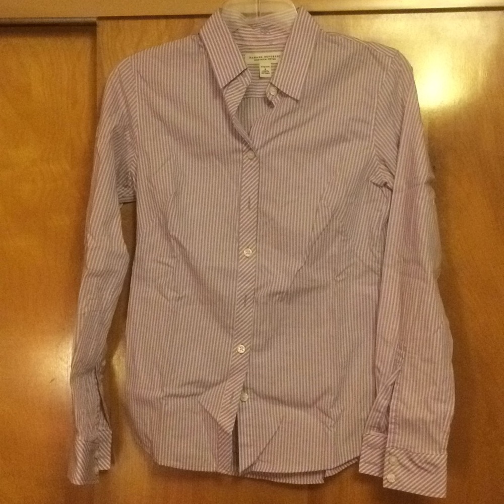 Banana Republic non iron blouse sz 4